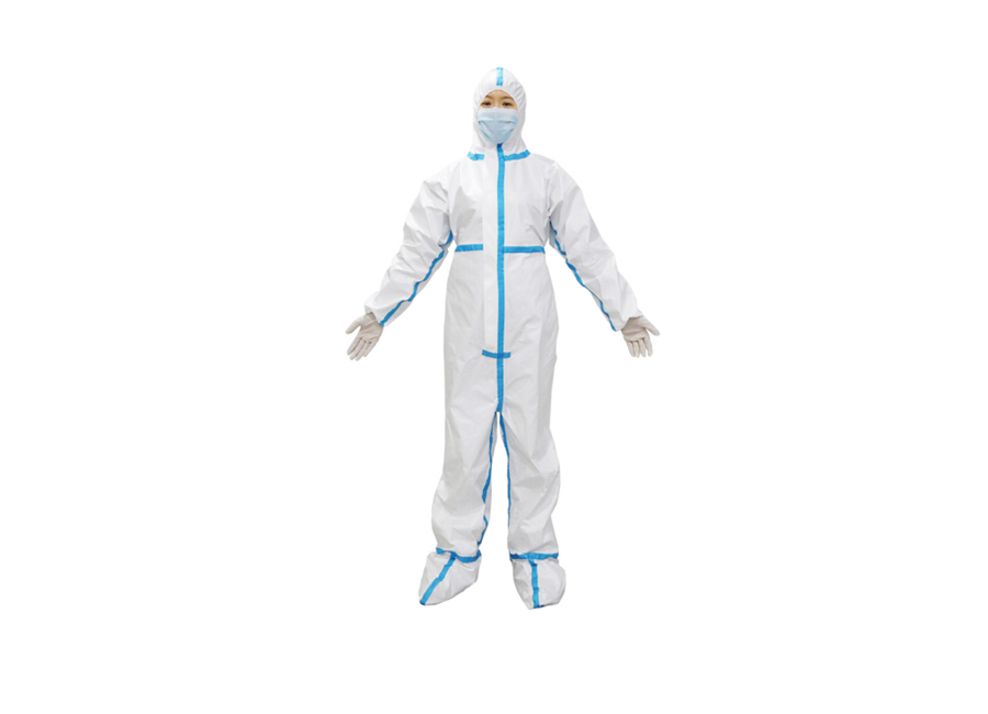 Disposable Protective Coveralls , 63 GSM